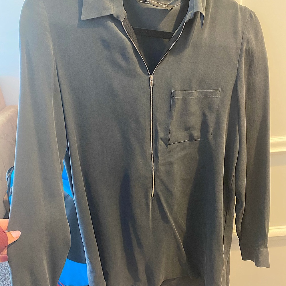 Zara Silk Tunic